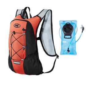 Hydration Backpack with 2L TPU Water Bladder, Hydration Pack Backpack, Lightweight Hiking Water Backpack for Men Women, Hydro Water Daypack for H (Color: Orange, Type: Lightweight)